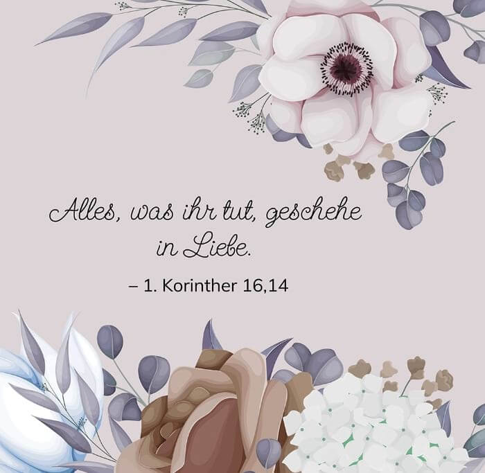 Bibelverse Liebe und Trauverse aus dem alten Testament